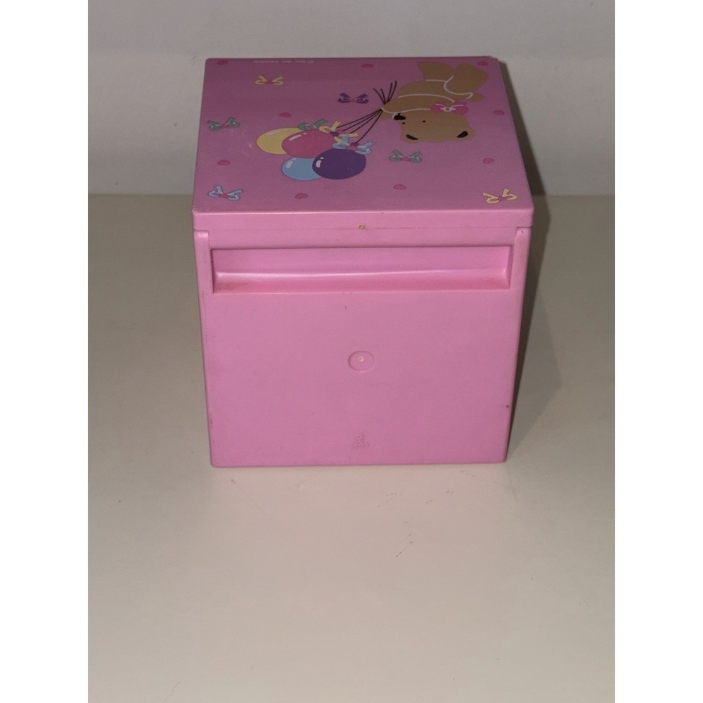 Vintage 1990 Sanrio Tweedle Dee Dee Teddy Bear Jewelry Box Lid Organizer - Picture 9 of 12